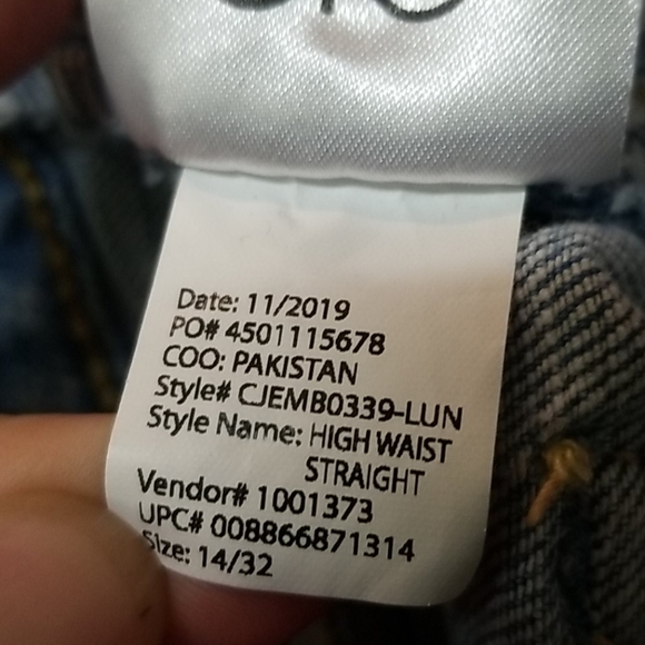 Ella Moss high rise straight crop jeans - Picture 5 of 6